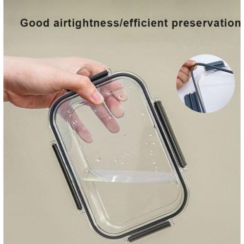 Transparent Visible Refrigerator Crisper Classification Storage Box Sealed Jar For Fruit And Vegetable Preservation CLH@8