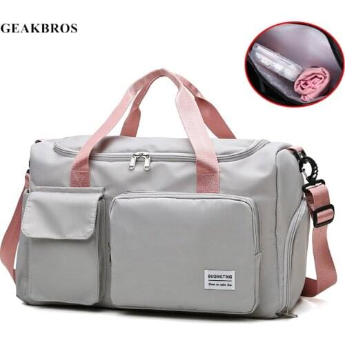 Fitness Bag Gym Bags Sports Pack For Training Yoga Sac De Sport Gymtas Dry Wet Separate Shoes Bag Woman Men Travel Luggage