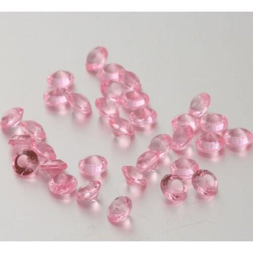 3mm 10000 Pink Wedding SuppliesTable Rhinestone Crystal Confetti Wedding Party Supplies