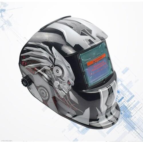 Solar Powered Welding Helmet Auto Darkening Welding Helmet Professional Welding Mask Wide Shade Range Large Viewing Area (B Styl