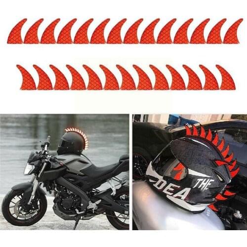 Reflective Decals Trim Motorcycle Helmet Sticker For Rubber Decals Sticker Motorcycle Dirt Motorcycle Helmet Saw Bike Spike V1G0