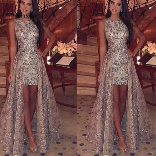 Summer Womens Dress Long Dress Women Sleeveless Solid Sequined O-Neck Asymmetrical High Street Dance Wedding Prom Party Fashion