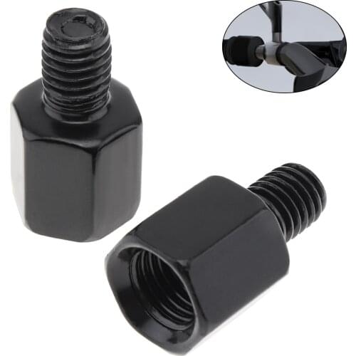 1pcs Motorcycle Rear View Mirrors Adapter Motorbike Side Mirror Holder Bolts Screw Clockwise 10mm to 8mm Motorbike Mirror Screw