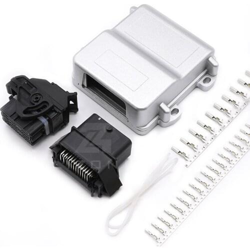 13956021 33500420 Delphi Aptiv ECU Housing Wire to Board PCB 48 Pin Plug Car Aluminum Box PPI0001495