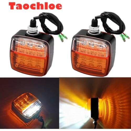2pcs universal 10-80v 12v 24v 48v led forklift tail lights folklift Turn Signals lights stop lights Reverse lights warning light
