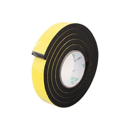 30mm x 10mm Single Sided Self Adhesive Shockproof Sponge Foam Tape 2M Length