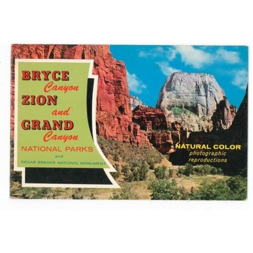 400X300 MM bryce canyan zion and grand canyan national parks jumbo fridge magnet SFM-032