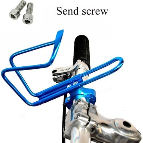 MTB Bike Bottle Cage Aluminum Alloy Lightweight Mountain Road Bicycle Water Bottle Holder with Screws Cycling Accessories