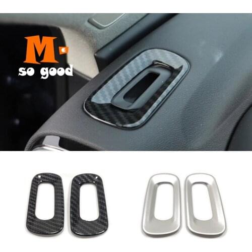 For Volvo XC40 Car Front Dashboard Small Air Conditioner Outlet AC Vent Cover Trim ABS Matte/Carbon 2017 2018 2019 Accessories