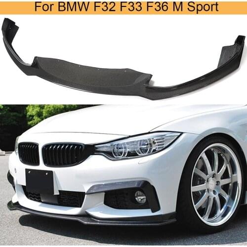 Carbon Fiber Front Bumper Lip For BMW 4 Series F32 F33 F36 M Sport 2014-2018 Front Bumper Lip Spoiler Splitters FRP