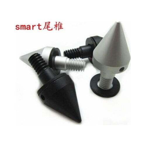 Car Chromium Styling Rear Bumper Spikes Guards Protectors Sharp Cone for Benz Smart Fortwo Car TAIL Decorative