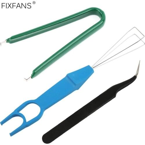 FIXFANS 3 in 1 MX Switch Top Removal Tool Switches Dropper Puller Keycap Puller Remover for Mechanical Keyboard Hand Tools