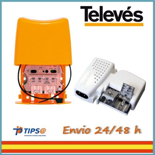 30DB UHF mast amplifier Kit + 24V source