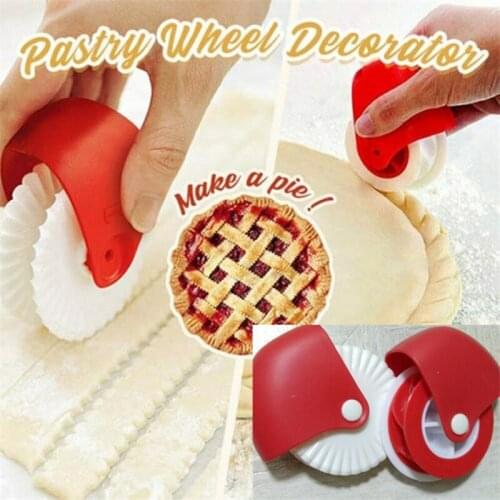 Pastry Cutting Wheel Crimping Wheel Manual Twist Wheel Noodle Cutter Pie Decor Cutter Kitchen Baking Tools