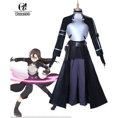 ROLECOS Kazuto Kirigaya GGO Cosplay Sword Art Online Anime Cosplay Costume Kirito GGO Full Sets Game Costume Men Alicization