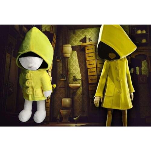 Little Nightmares Six Cosplay Plush Toy Cartoon Cute Stuffed Doll Christmas Gift Mascot