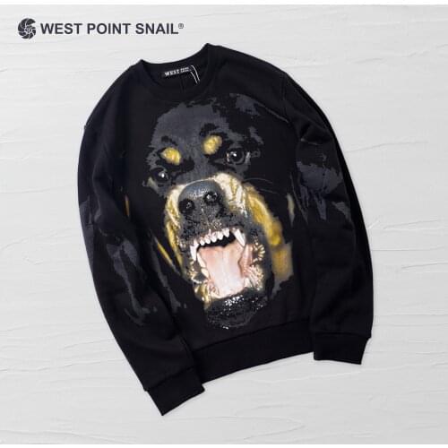 Women Men Sweatshirts Big Dogs Print Hoodies Spring Autumn Oversized Casual Fashion Long Sleeve Pullovers Streetwear Clothes