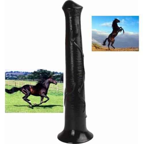 New long horse dildo huge big animal dildo animal soft dildos suction cup sextoy femme large sexe toy femme sex toys for woman