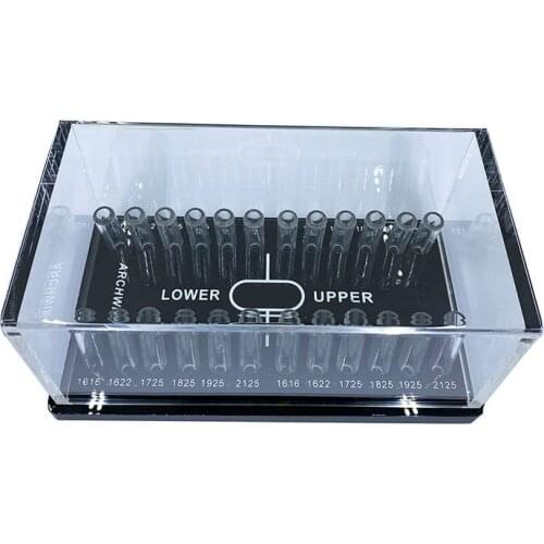 1pcs Dental Acrylic Organizer Holder Box For Placing Orthodontic Rectangular Wire