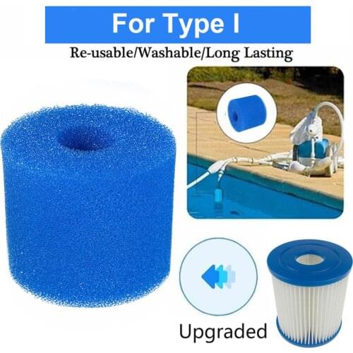 Foam Filter Sponge For Type I Reusable Washable Pool Filter Sponge Cartridge Swimming Pool Aquarium Accessories zwembad