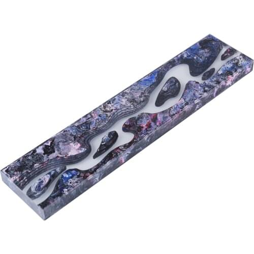 35 X 8 X 2cm Customized Wrist Rest Pad Wrist Cushion Hand Rest With Wooden Base For Mechanical Keyboard - Black Colorful River