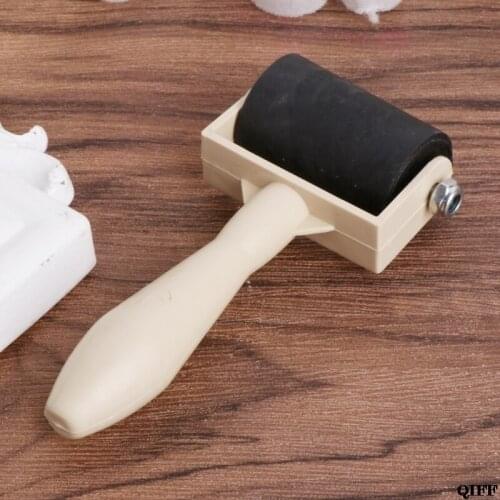 Drop Ship&Wholesale 3.5cm Heavy Duty Hard Rubber Roller Printing Screen Plastic Frame Craft Tool APR29