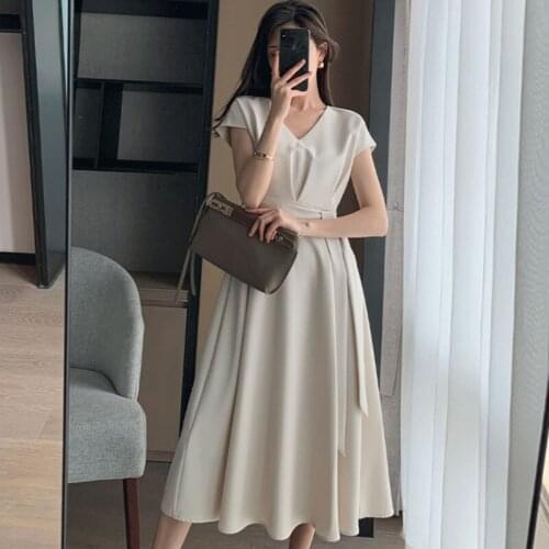 Черные летние платья QIAOXICUN China At AliExpress