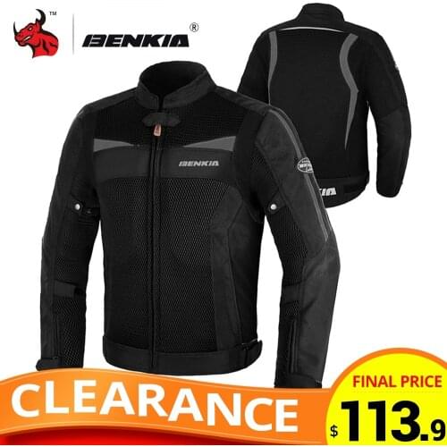 CLEARANCE Benkia Motorcycle Jacket Chaqueta Moto Winter Motocross Riding Jacket Off-Road Moto Jacket Jaqueta Motoqueiro JS161