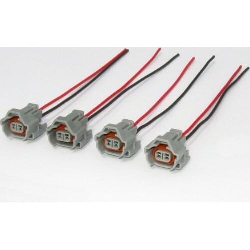 2/4/10pcs/lot 2 Pin/Way Fuel Injector Connectors Plugs With Cable Wire Pigtail For Nissan Toyota Mazda Subaru 350Z 6189-0060