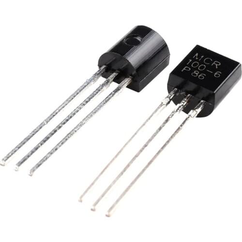 50PCS MCR100-6 -8 One-Way Silicon Controlled Thyristor TO92 SOT23 SOT89