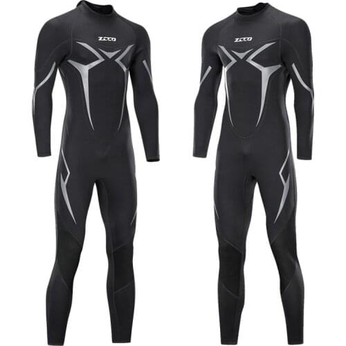 3mm Men Full Body Neoprene Triathlon Wetsuit Scuba Diving Wet Suit for Surfing Snorkeling Spearfishing