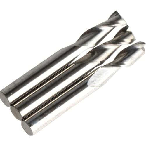 3pcs Shank 6mm x17mm Two Flutes Aluminium End Mill Cutter CNC Bit Carving Machine