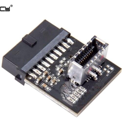 USB 3.1 Front Panel Socket to USB 3.0 20Pin Header Male Extension Adapter for Motherboard