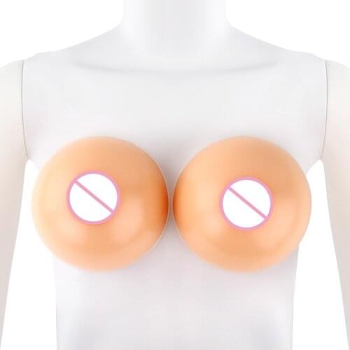 AR Round Shape Best Sellers Fake Silione Breast Forms Fake Boobs for Crossdressing with FDA Certification