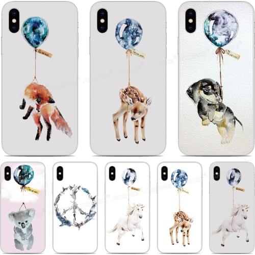 Animal Balloon Cover For ZTE Blade A7 A5 A3 L8 2019 2020 Axon 11 SE 10 Pro 5G A7s V10 V2020 Vita 20 Smart Libero S10 Phone Case