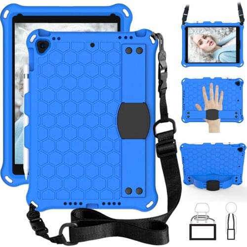 IPad Mini Case with Strap for Kids Friendly Shockproof Silicone Protective Cover for iPad Mini 1 2 3 4 5 Lightweight iPad Funda