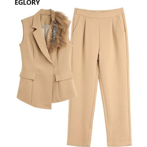 Eglory Womens Summer Pantsuits
