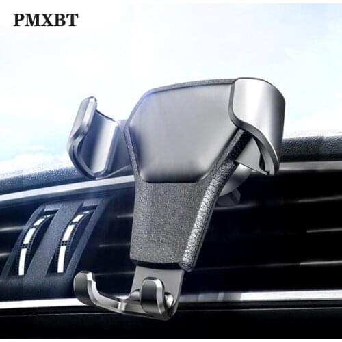 Gravity Car Phone Holder Air Vent Mount Stand For Mobile Phone in Car Auto Clip Cell Stand Support For iPhone Samsung Huawei GPS