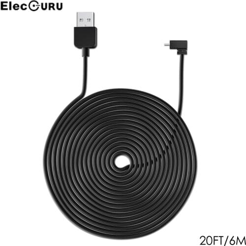 Blink Outdoor Camera Cable 20ft/6m Waterproof Charging Cable Power Cord for Blink Outdoor/Indoor Camera Black