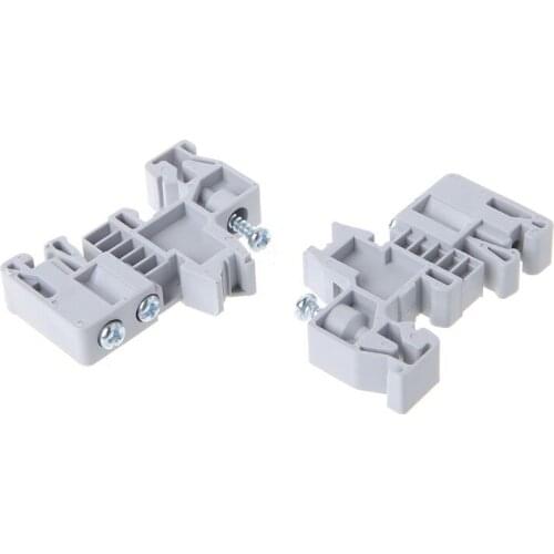 10 Pcs EUK/EUK2 Din Rail Terminal Blocks End Stop Bracket Fire-Retardant Fixed Components And Parts Y1AD