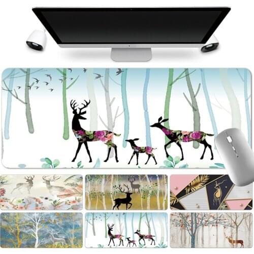 Mouse Pad League of Legends Gaming Mouse Pad PU Leather Keyboard Desk Cushion for Tablet PC Notebook