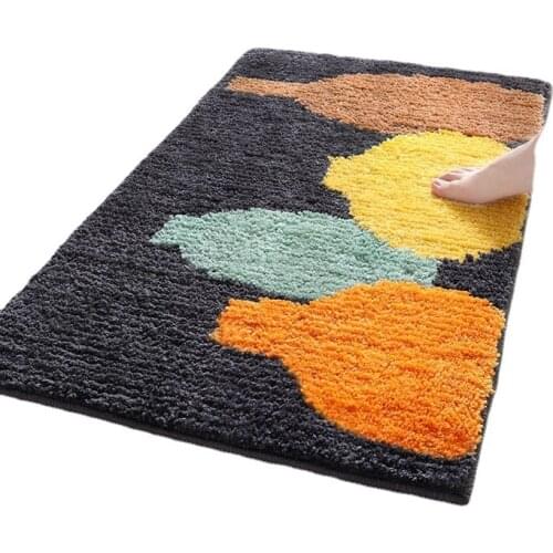 Cartoon Door Mat Bath Rug Anti-Slip Water Absorption Shower Home Dog Carpet Toilet Door Bathroom Anti-skid Pad Room Rugs