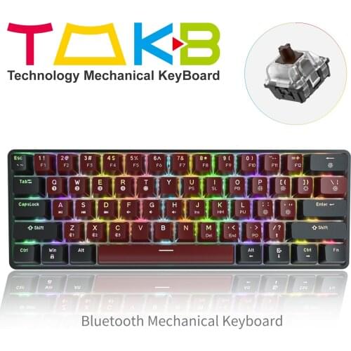 KEMOVE DK61Mechanical Keyboard Cherry Switch RGB Bluetooth Wireless Gaming Keyboard For Mac Window PBT Keycaps Anti-Ghosting