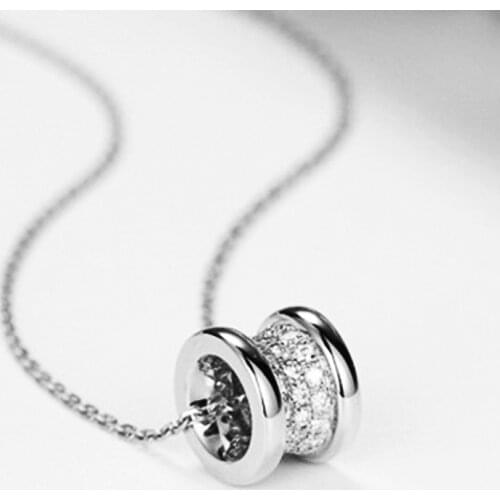 Huitan Trendy Small Waist Pendent Necklace Graceful Women Jewelry Wedding Engagement Evening Dress Delicate Accessories Hot Sale