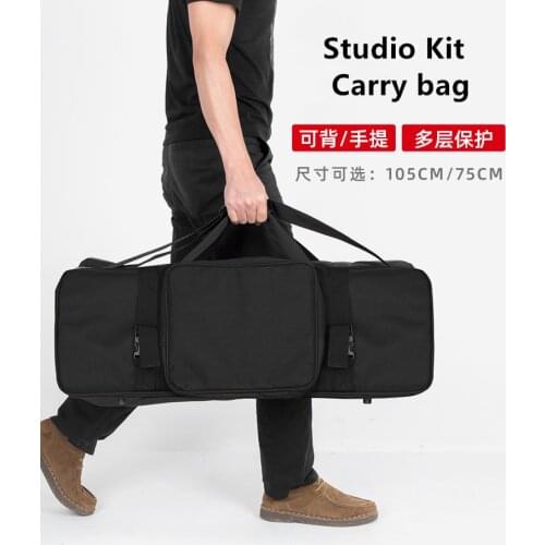Thickening Photo Video Studio Kit Set Studio light Stands Large Carrying Bag Photographic accessories 105cmX25cmX27cm