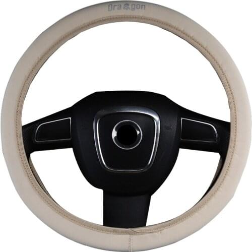 Dragon Style Car Steering Wheel Braid Cover Without Inner Ring Wrap For 37-38CM/14.5"-15" M Size Auto Car Accessories Grip Case