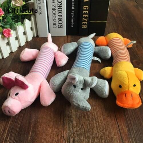 Popular Cute Pet Dog Toys Chew Squeaker Animals Pet Toys Plush Puppy Honking chicken For Dogs Cat Chew Squeak Toy Dog Goods