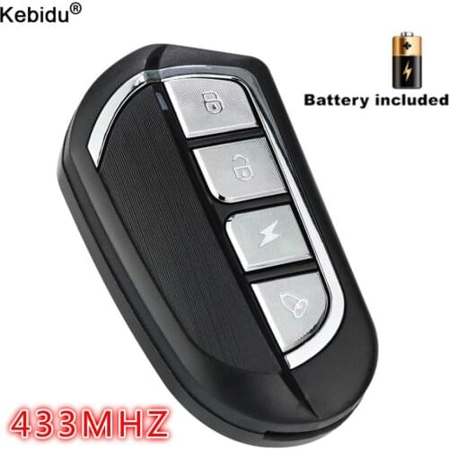 Portable 4 Key Buttons Garage Gate Door Remote Control 433MHZ Auto Pair Copy Remote Garage Door Opener Remote Control Duplicator