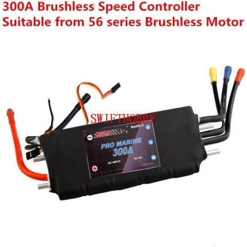 300A ESC Speed Controller For Boat brushless motor High Voltage for RC Boat