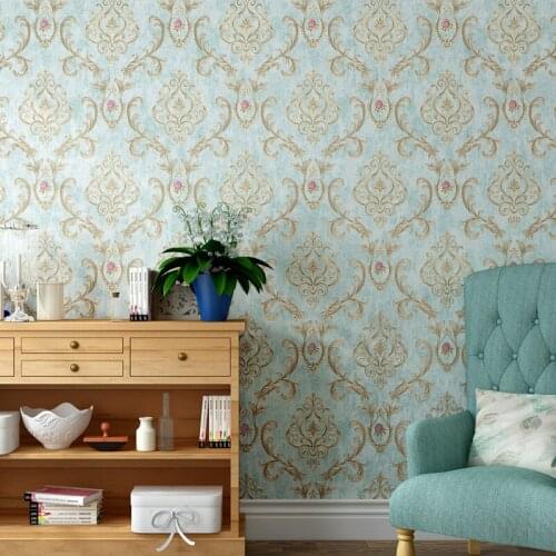 Modern retro american 3d stereo bedroom living room background wallpaper european nonwoven wallpaper